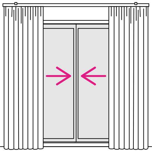 Cortina Wave Soft Blackout 100% e Linho Gizé, Sob Medida