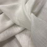 Cortina Prega Macho Sob Medida em Gaze de Linho Pesado (Com Forro de Microfibra) – Branca, Off White, Bege e Cinza