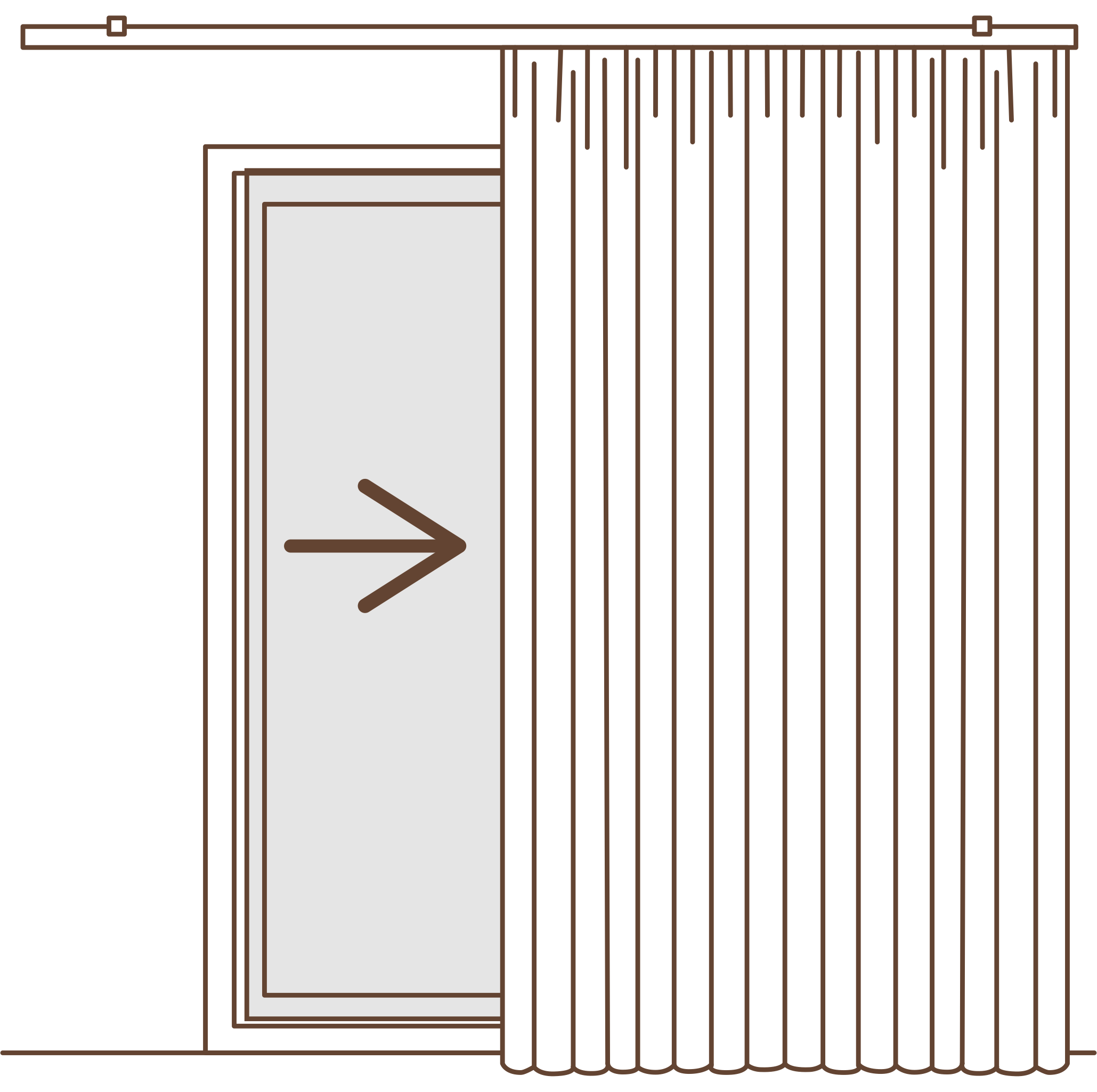 Cortina Prega Macho Blackout 100% e Linho Gizé, Sob Medida