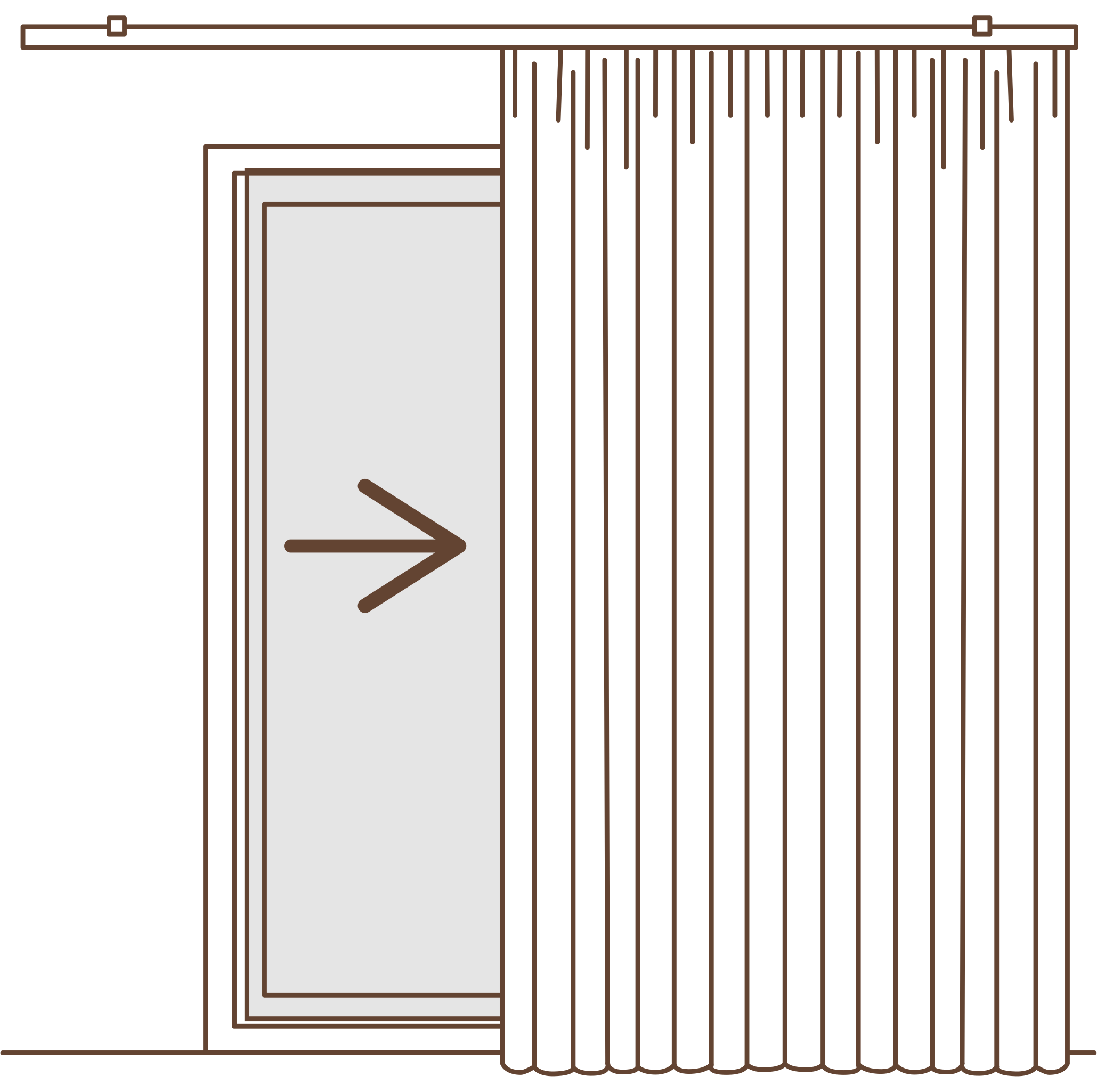 Cortina Wave Soft Translúcida, Linho Flamê Pesado, Sem Forro, Sob Medida