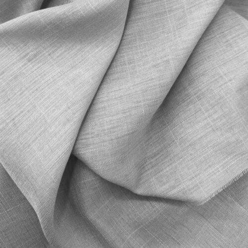 Cortina Wave Soft Sob Medida Translúcida em Gaze de Linho Pesado (Sem Forro) – Branca, Off White, Bege e Cinza