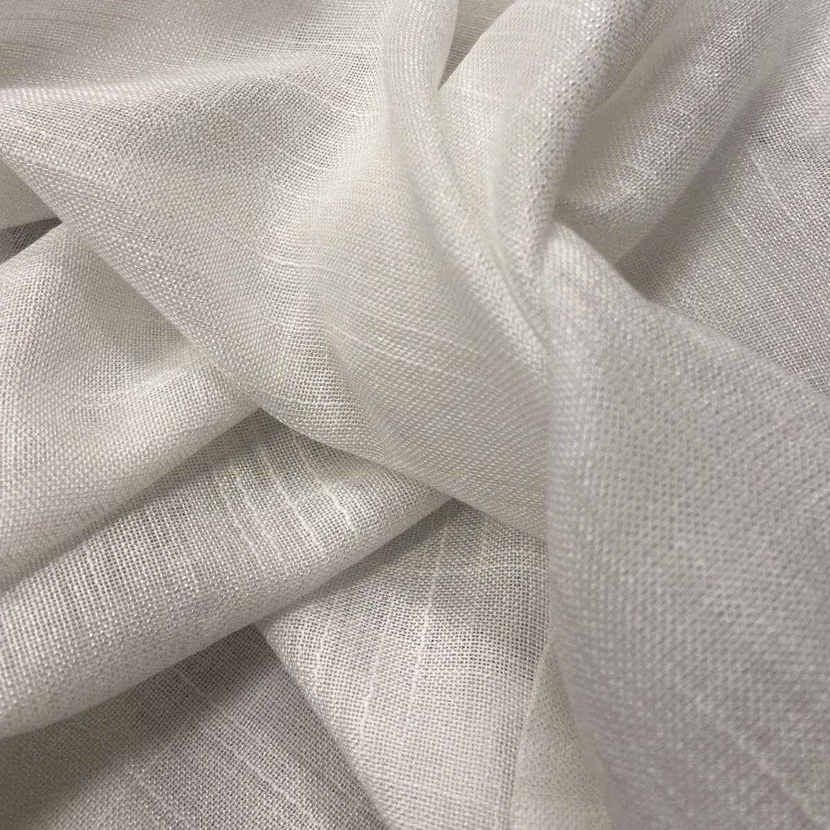 Cortina Wave Soft Translúcida, Linho Flamê Pesado, Sem Forro, Sob Medida